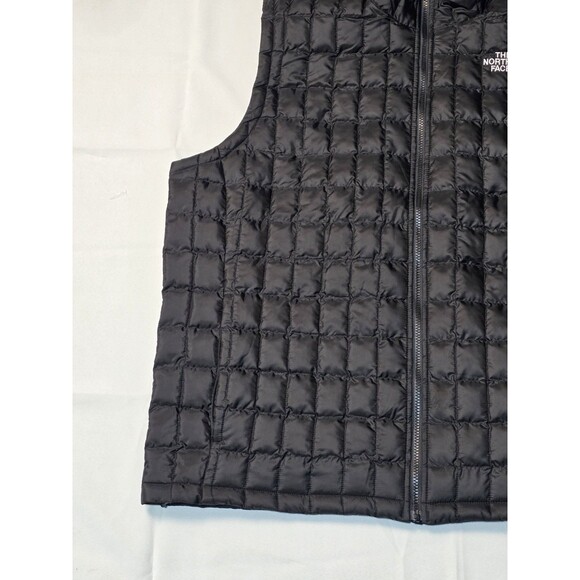 New The North Face Men’s Black Vest QUILTED Puffer Circular Design Men's Sz 2XL - Picture 3 of 10